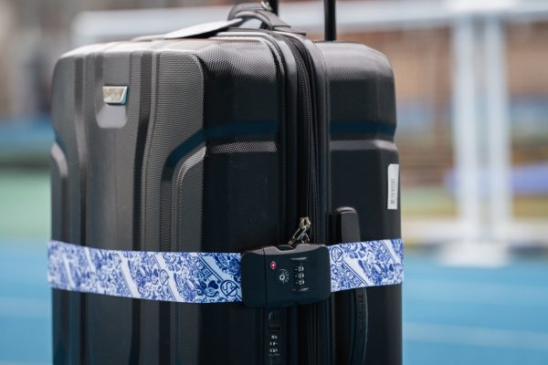 LuggageStrap-1 Large Hand-drawn Luggage Strap | 藍白校園 TSA 行李帶